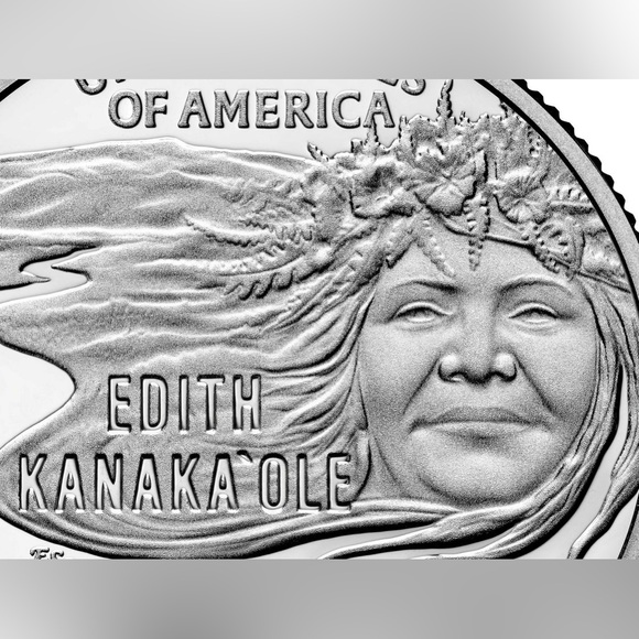 Rare Limited Edition 2023 P Edith Kanaka’ole Quarter - Picture 5 of 9